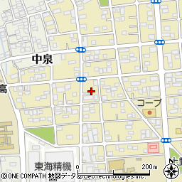 静岡県磐田市国府台107周辺の地図