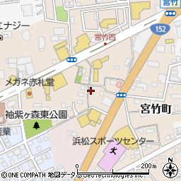 静岡県浜松市中央区宮竹町697周辺の地図