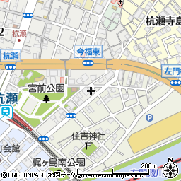 有限会社中尾硝子店周辺の地図