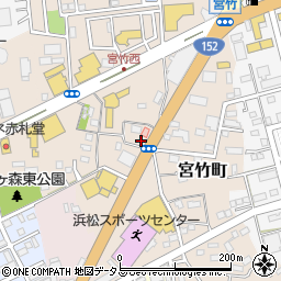 静岡県浜松市中央区宮竹町650周辺の地図