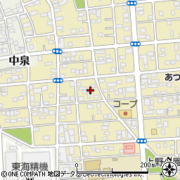 静岡県磐田市国府台95周辺の地図