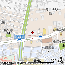 浜松四川飯店 西塚店周辺の地図