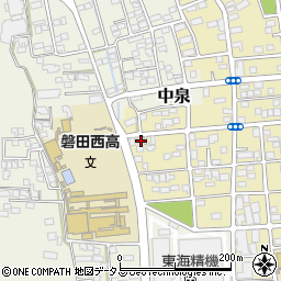 静岡県磐田市国府台116-27周辺の地図