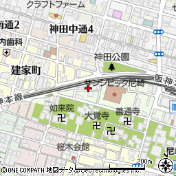 兵庫県尼崎市西御園町138周辺の地図