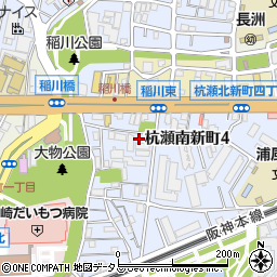 リファインテック大阪営業所周辺の地図