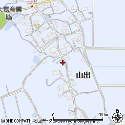 三重県伊賀市山出978-1周辺の地図