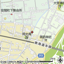 静岡県浜松市中央区材木町22周辺の地図