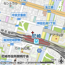 〒660-0884 兵庫県尼崎市神田中通の地図
