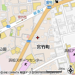 静岡県浜松市中央区宮竹町154周辺の地図