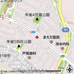 横井歯科医院朱雀診療所周辺の地図