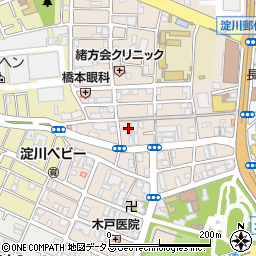 シャルレ十三２号館周辺の地図