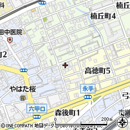 神戸高羽郵便局 ＡＴＭ周辺の地図