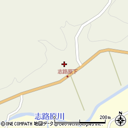 広島県山県郡北広島町志路原214周辺の地図