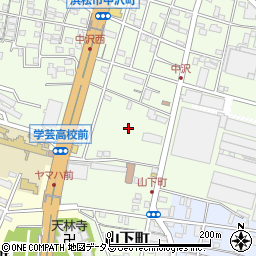 静岡県浜松市中央区中沢町9周辺の地図