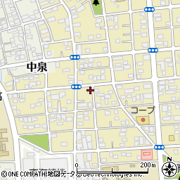 静岡県磐田市国府台107-6周辺の地図