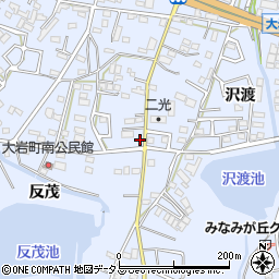 愛知県豊橋市大岩町荒古周辺の地図