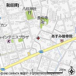 静岡県浜松市中央区和田町16周辺の地図