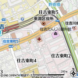 日本郵便東灘郵便局周辺の地図