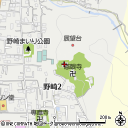 野崎観音周辺の地図