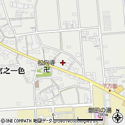 静岡県磐田市宮之一色342周辺の地図