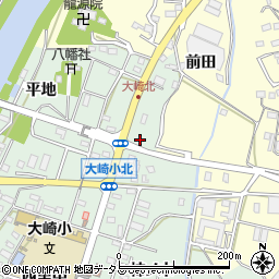 愛知県豊橋市大崎町東里中46周辺の地図
