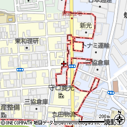 日進電工株式会社大阪営業所周辺の地図
