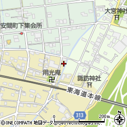静岡県浜松市中央区材木町23周辺の地図