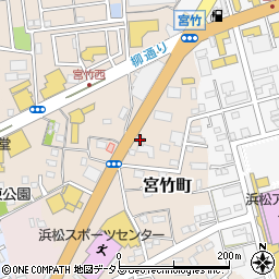 静岡県浜松市中央区宮竹町233周辺の地図