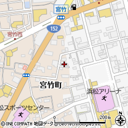 静岡県浜松市中央区宮竹町171周辺の地図