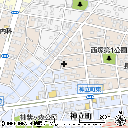 静岡県浜松市中央区西塚町314周辺の地図