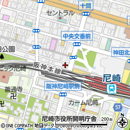 鳥貴族 阪神尼崎店周辺の地図