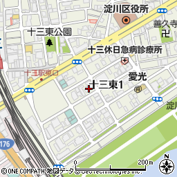 メインステージ大阪ノースマーク周辺の地図