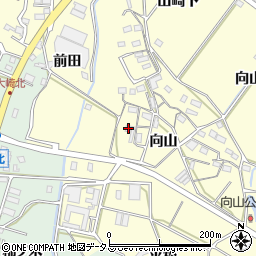 愛知県豊橋市船渡町向山103周辺の地図