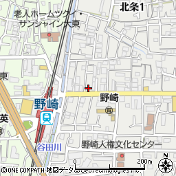 東宝ハウジング　野崎店周辺の地図