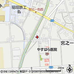 静岡県磐田市宮之一色685周辺の地図