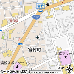 静岡県浜松市中央区宮竹町172周辺の地図