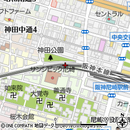 Ｈｉ－Ｐａｒｋ尼崎駐車場周辺の地図