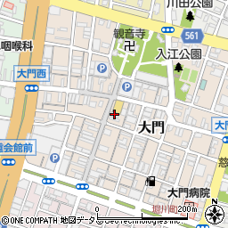 株式会社岩田楽器店大門店周辺の地図