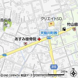 静岡県浜松市中央区和田町110周辺の地図