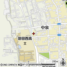 静岡県磐田市国府台118周辺の地図