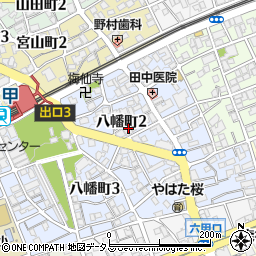 高塚クリニック周辺の地図