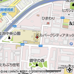 大阪市立友渕小学校周辺の地図