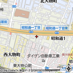 向井龍泉堂周辺の地図