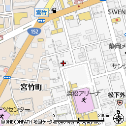 静岡県浜松市中央区和田町833周辺の地図