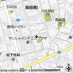 静岡県浜松市中央区和田町534周辺の地図