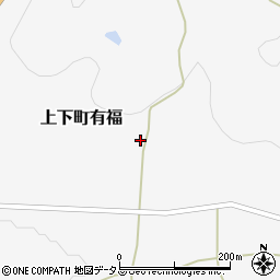 広島県府中市上下町有福447周辺の地図