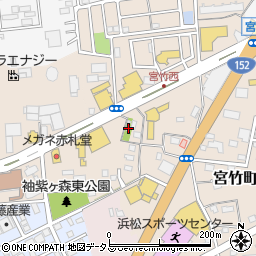 静岡県浜松市中央区宮竹町654周辺の地図