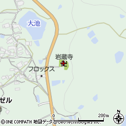 岩蔵寺周辺の地図