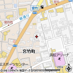 静岡県浜松市中央区宮竹町184周辺の地図
