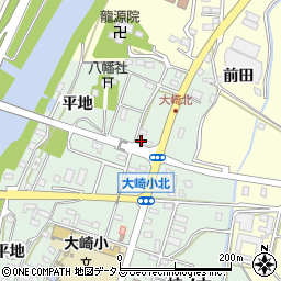 愛知県豊橋市大崎町東里中28周辺の地図